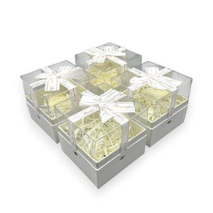 PAPER BOX SQ4.5" 4PC/BAG