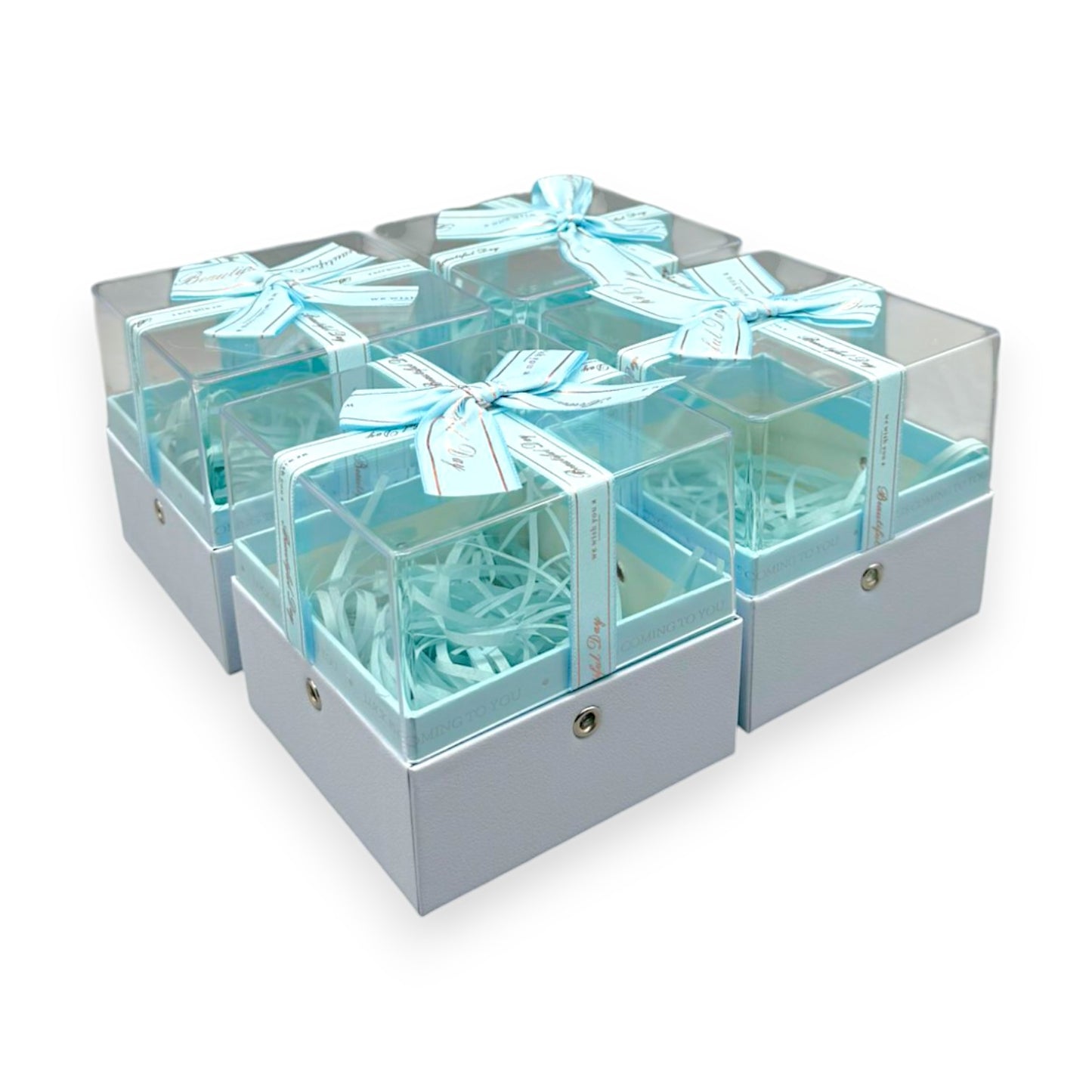 PAPER BOX SQ4.5" 4PC/BAG