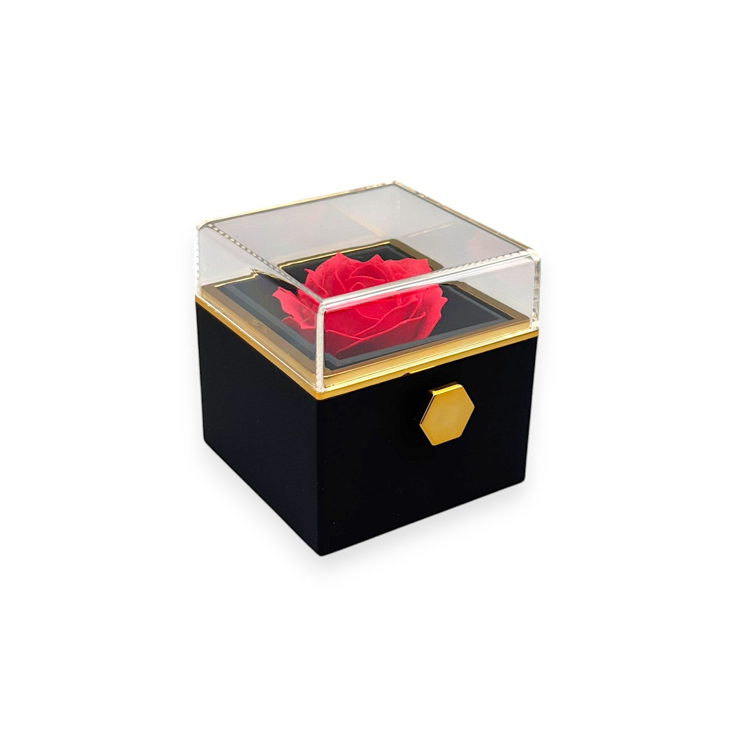Luxury Acrylic Ring Holder Box