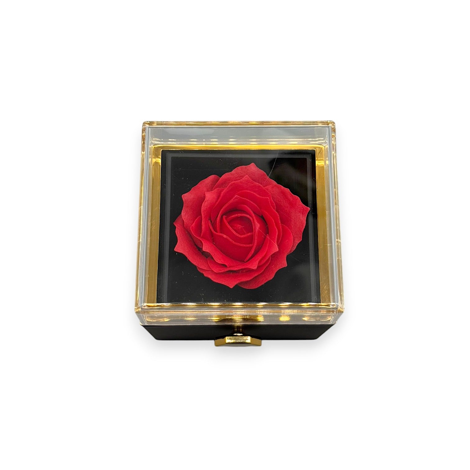 Luxury Acrylic Ring Holder Box
