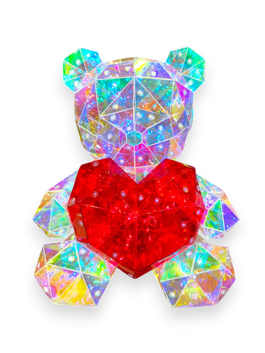 LED BEAR HEART