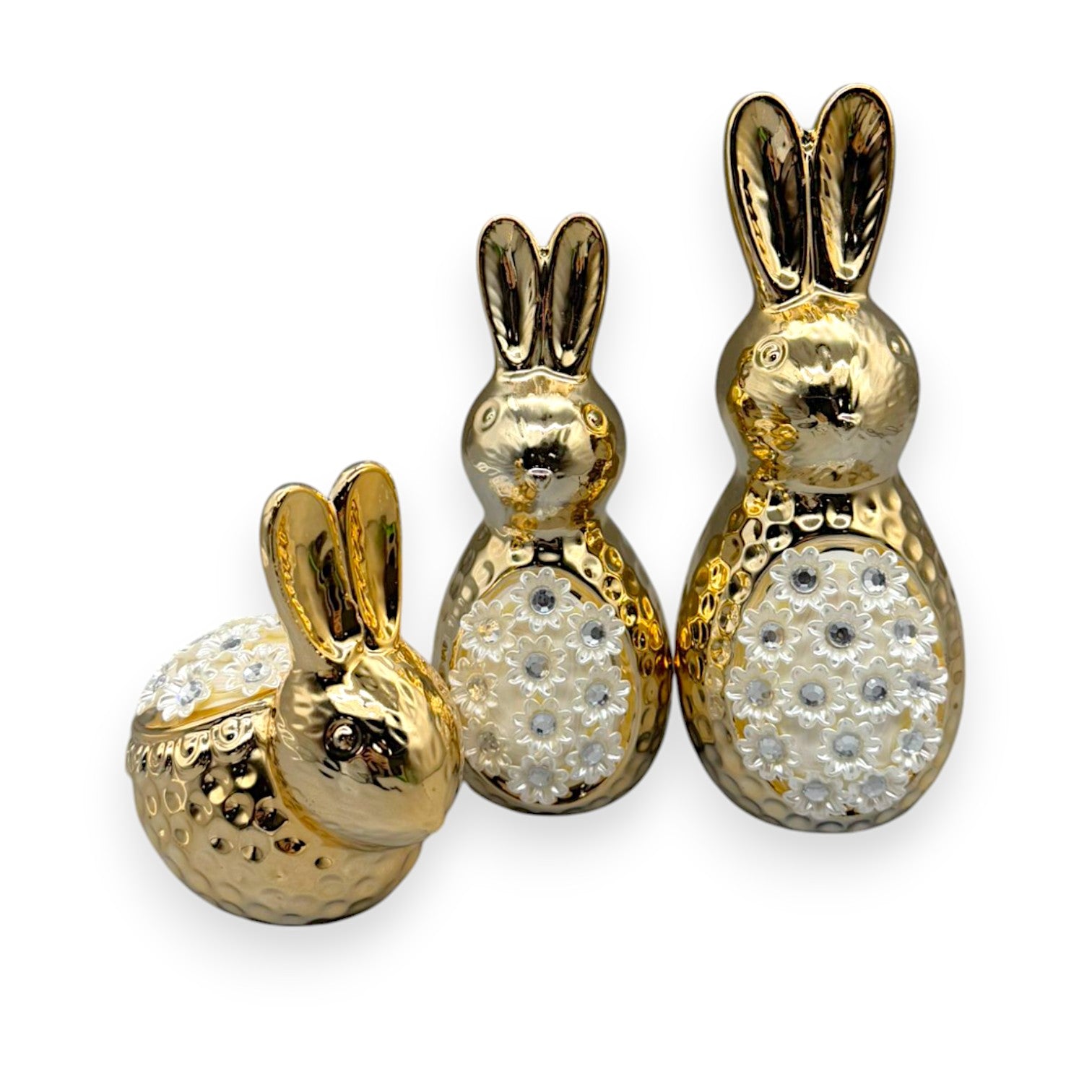CERMIC BUNNY DECOR 3PCS