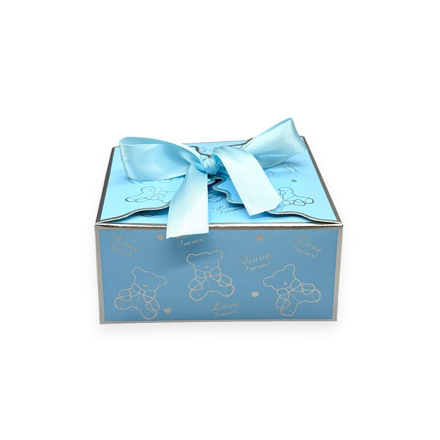 TEDDY SQUARE BOX PAPER 12/PKG