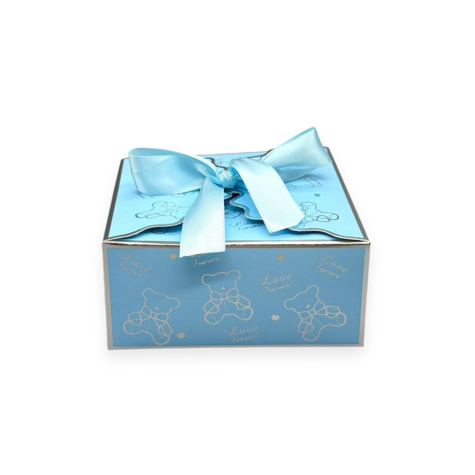 TEDDY SQUARE BOX PAPER 12/PKG
