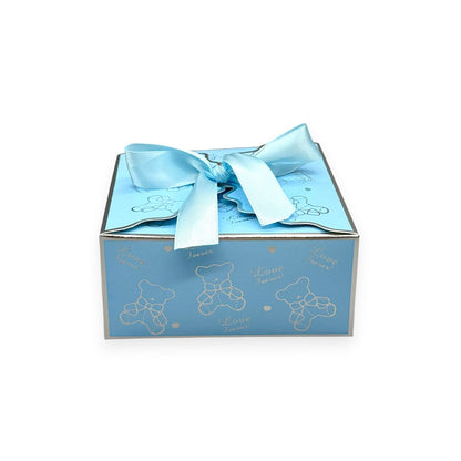 TEDDY SQUARE BOX PAPER 12/PKG