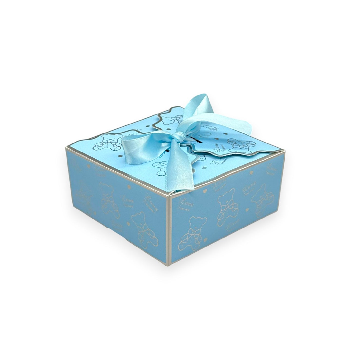 TEDDY SQUARE BOX PAPER 12/PKG