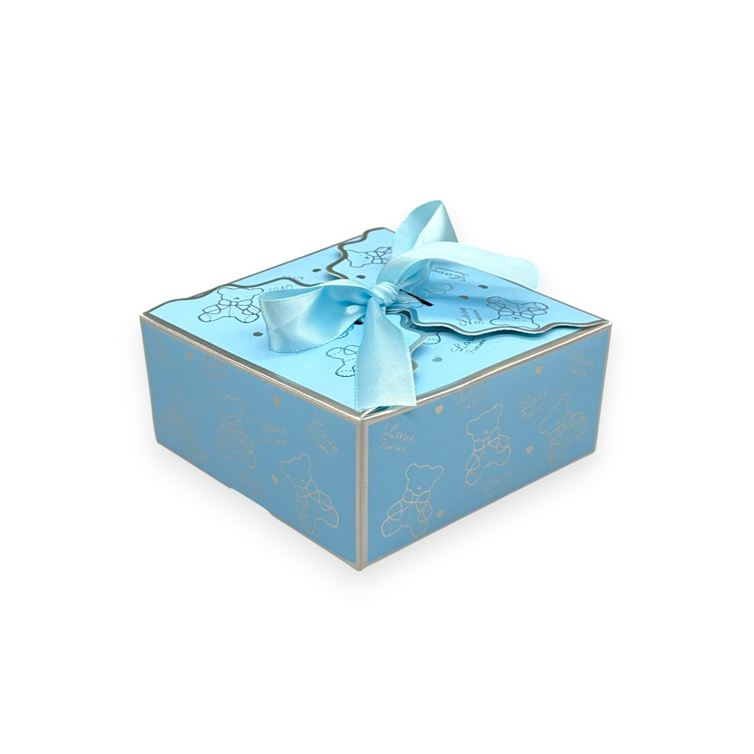TEDDY SQUARE BOX PAPER 12/PKG