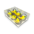 EASTER CHICK IN NEST BASKET 6PCS