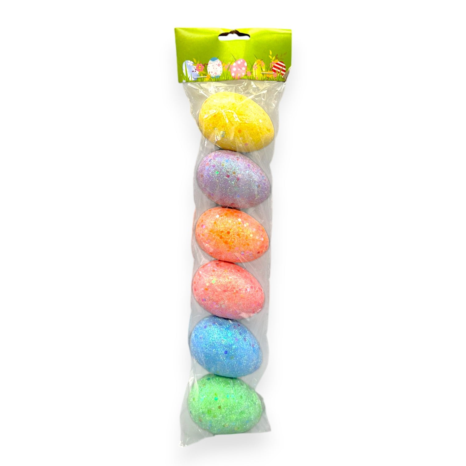 EASTER EGG GLITTER SET/6