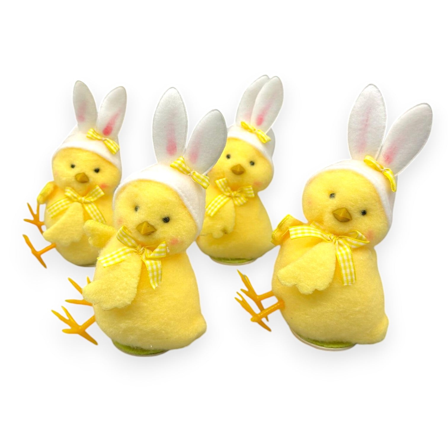 EASTER CHICK W/ HEADBAND 4PCS