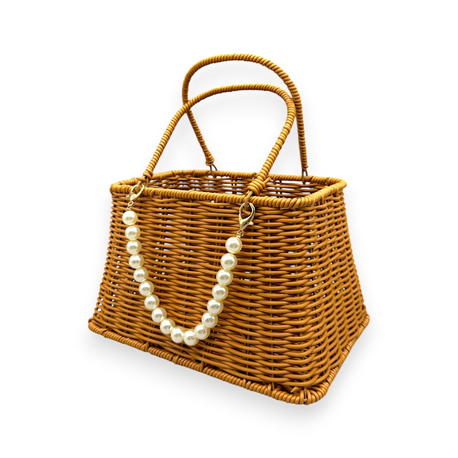 PLASTIC WICKER BASKET