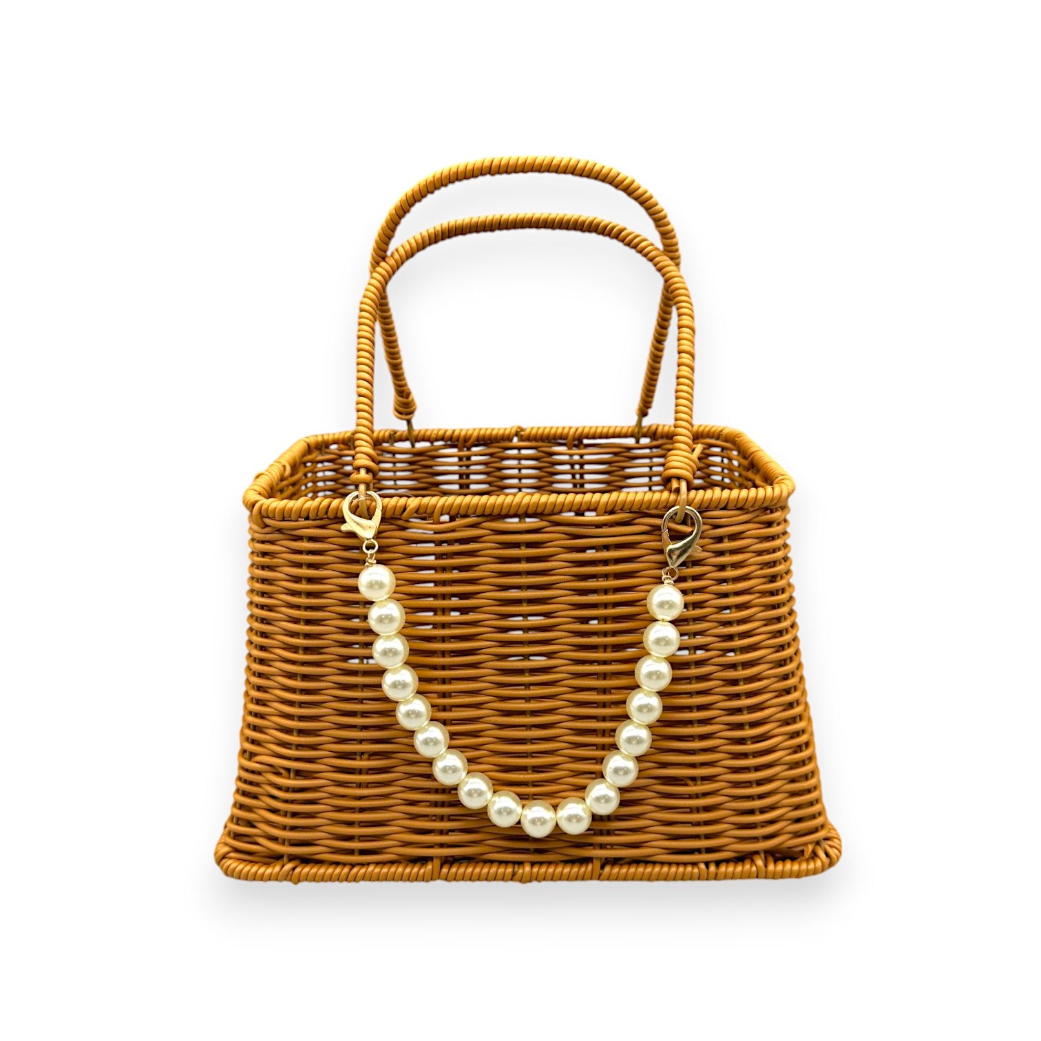 PLASTIC WICKER BASKET