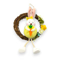 EASTER WREATH W/BUNNY 8"
