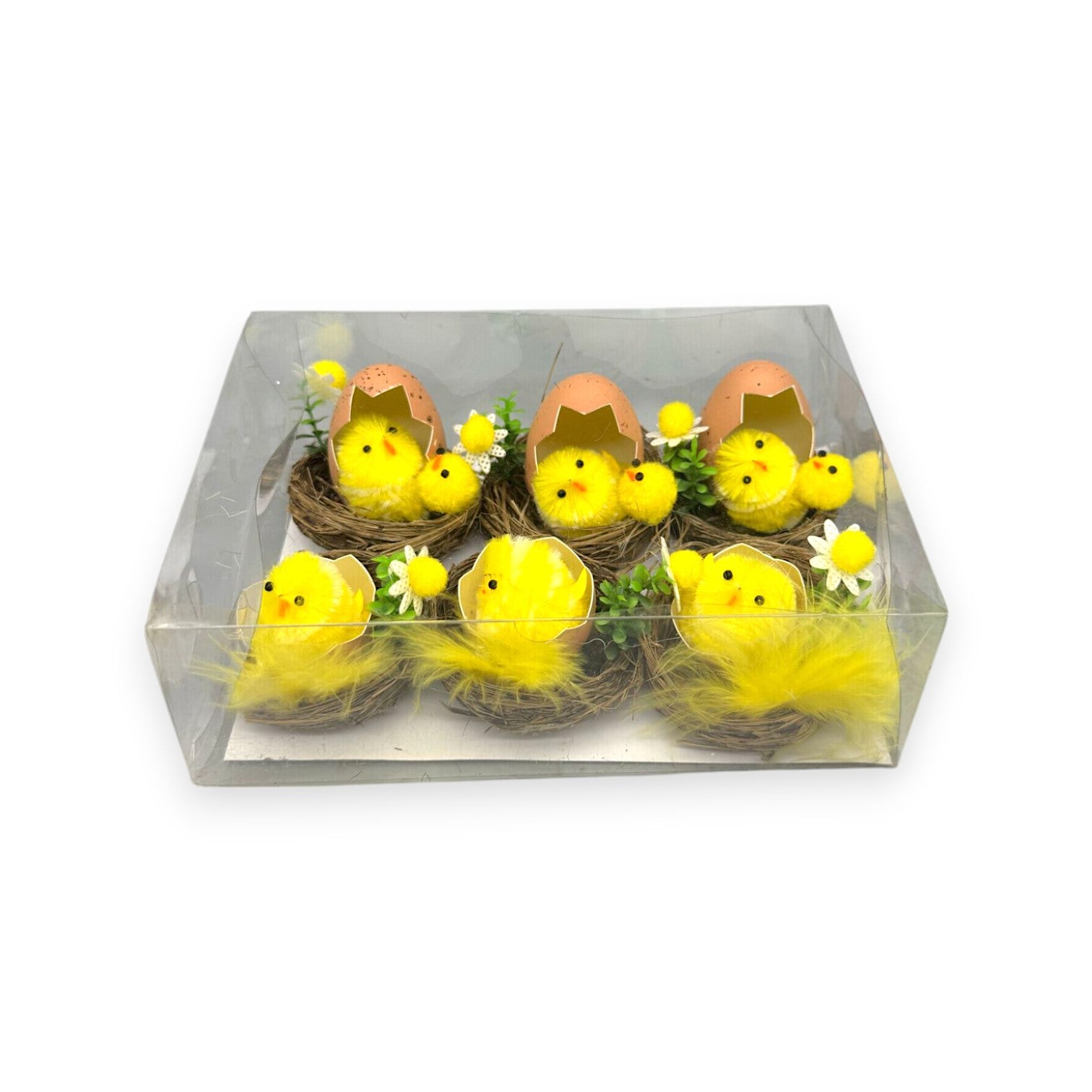 EASTER CHICK IN NEST 6PCS