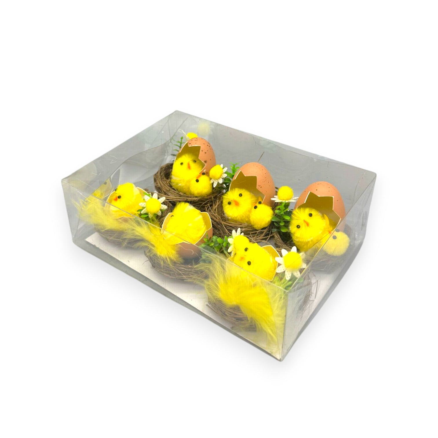 EASTER CHICK IN NEST 6PCS