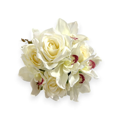 ROSE & CYMBIDIUM BUSH X10