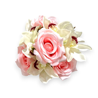 ROSE & CYMBIDIUM BUSH X10