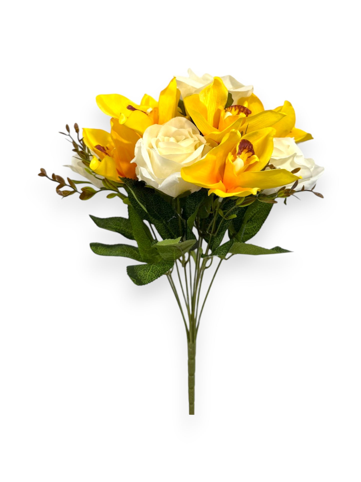 ROSE & CYMBIDIUM BUSH X10