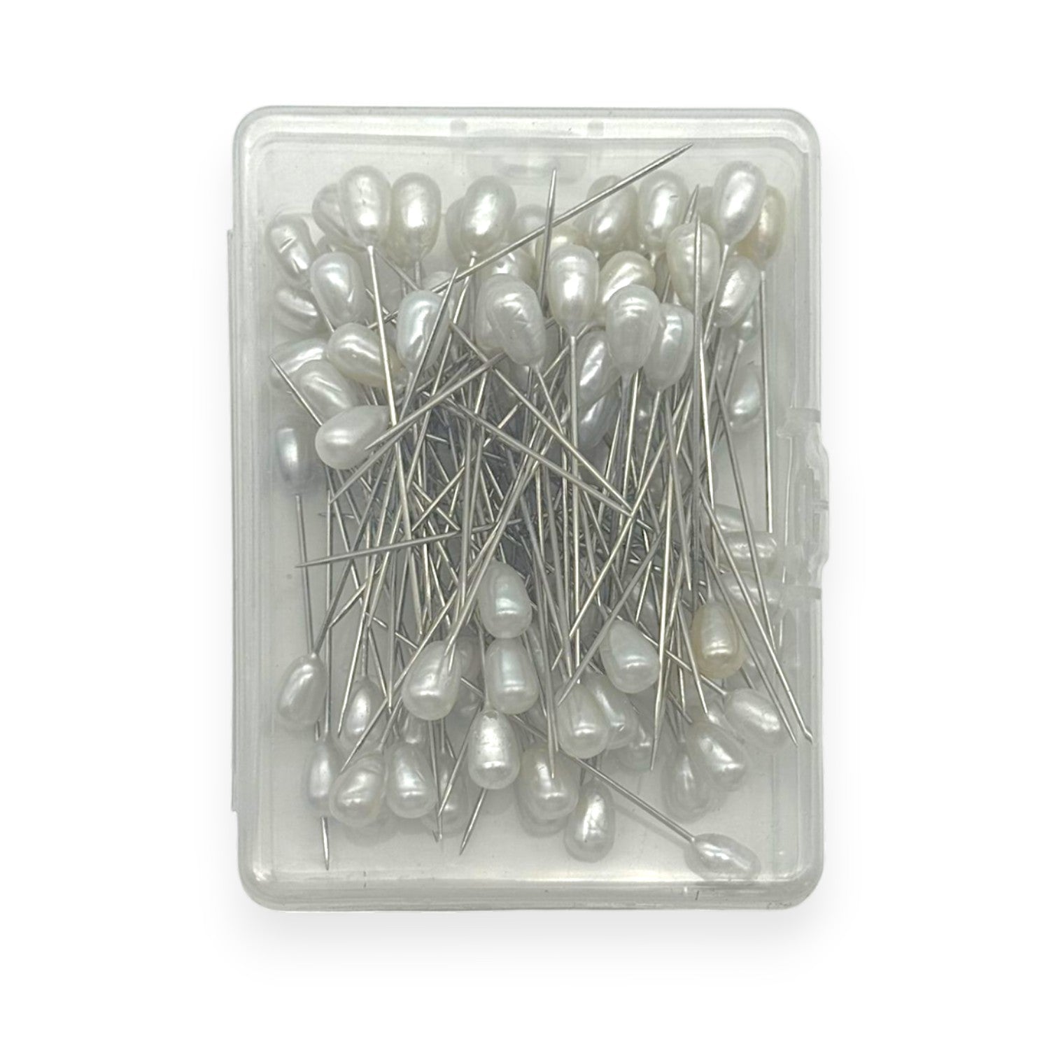 PINS OVAL PEARL 100PCS
