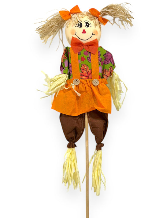 Scarecrow on stick 33"