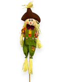 Scarecrow on stick 33"