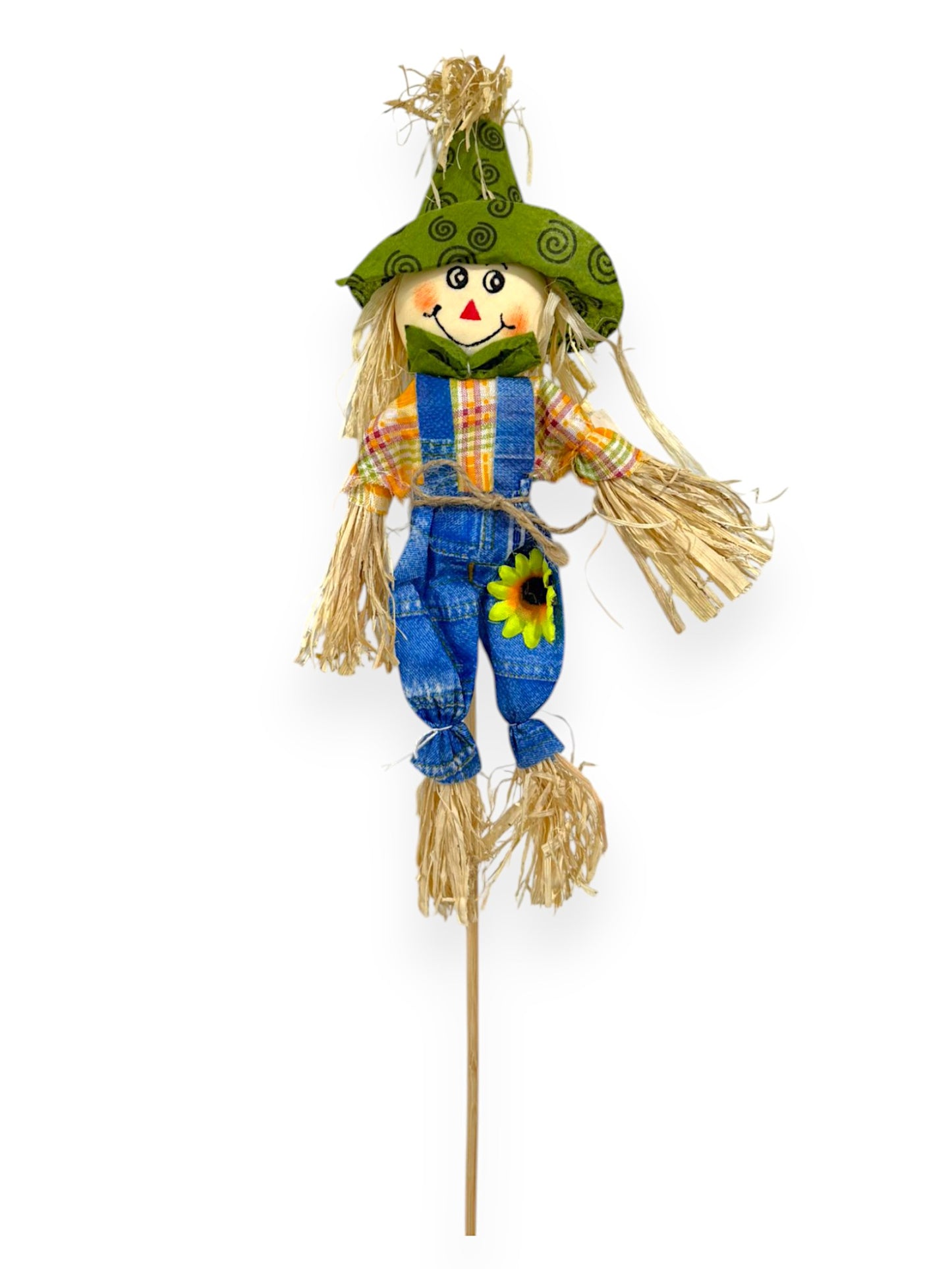 SCARECROW ON STICK 18"