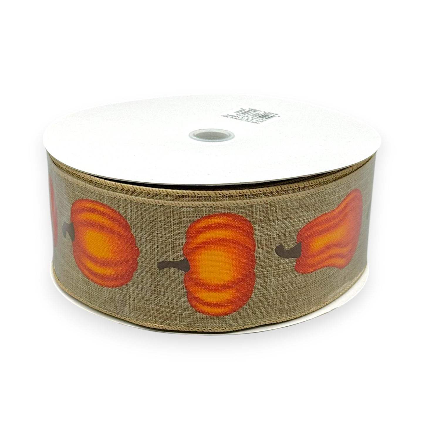 NAT.LINEN ORANGE PUMPKIN2.5X10FT