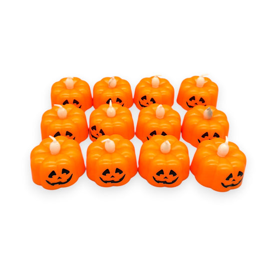PUMPKIN CANDLES 12/PKG
