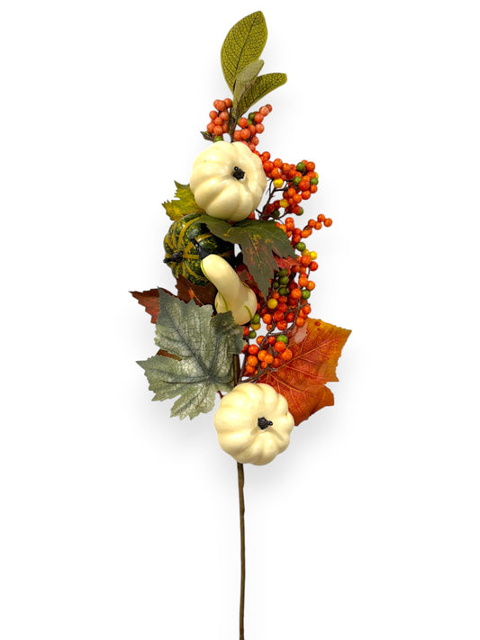FALL PUMPKIN SPRAY 26"