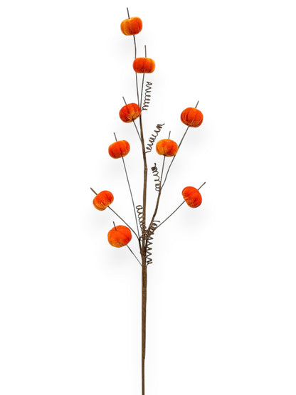 MINI FELT PUMPKIN SPRAY