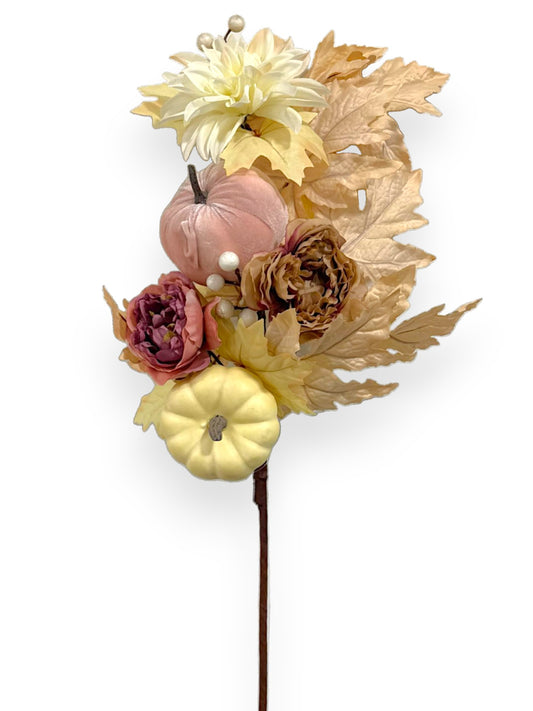 PUMPKIN DAHLIA ROSE 30"