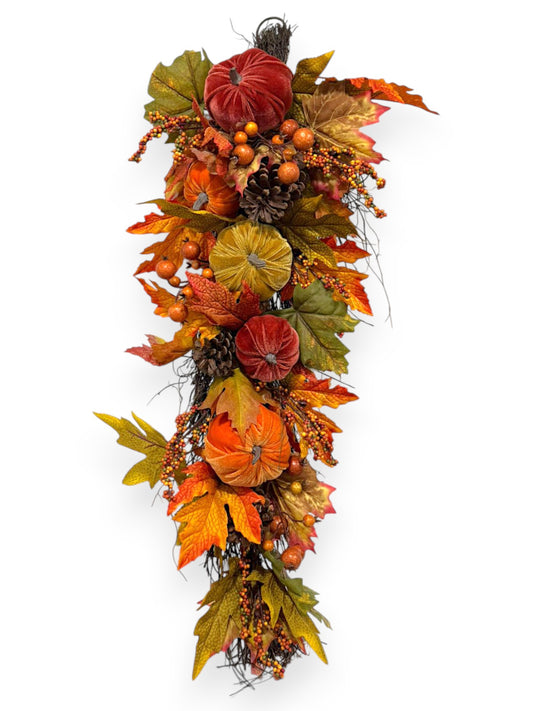 MAPLE PINECONE PUMPKIN 30"