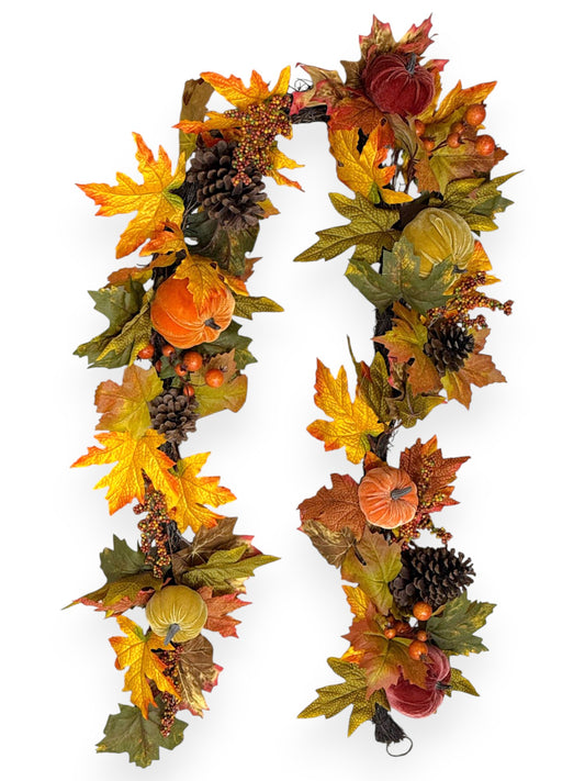 MAPLE PINECONE PUMPKIN 6FT