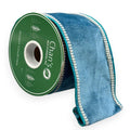 Luxurious Blue Velvet Ribbon 4"x 5YD