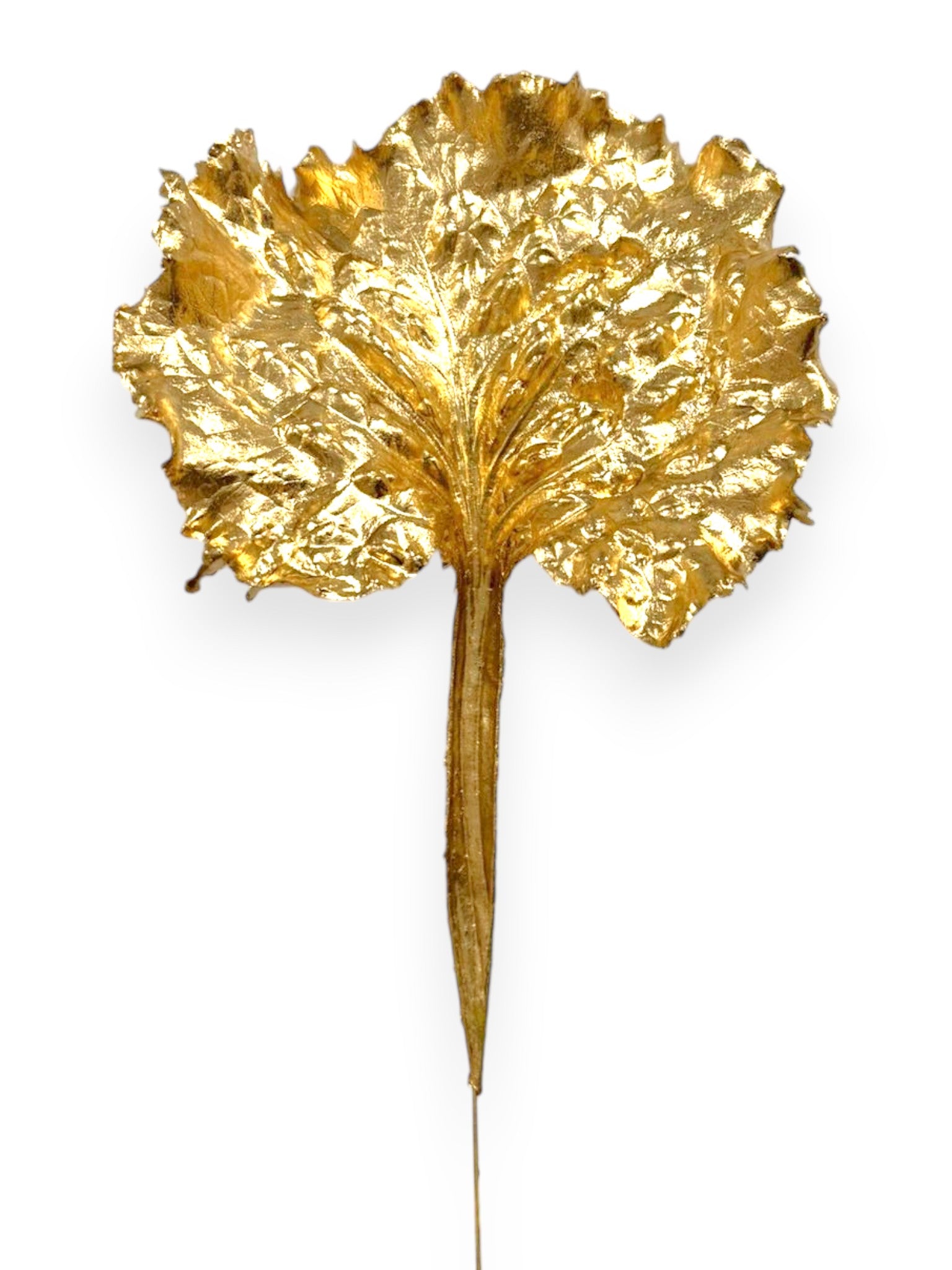 Metallic Kale Leaf 13"