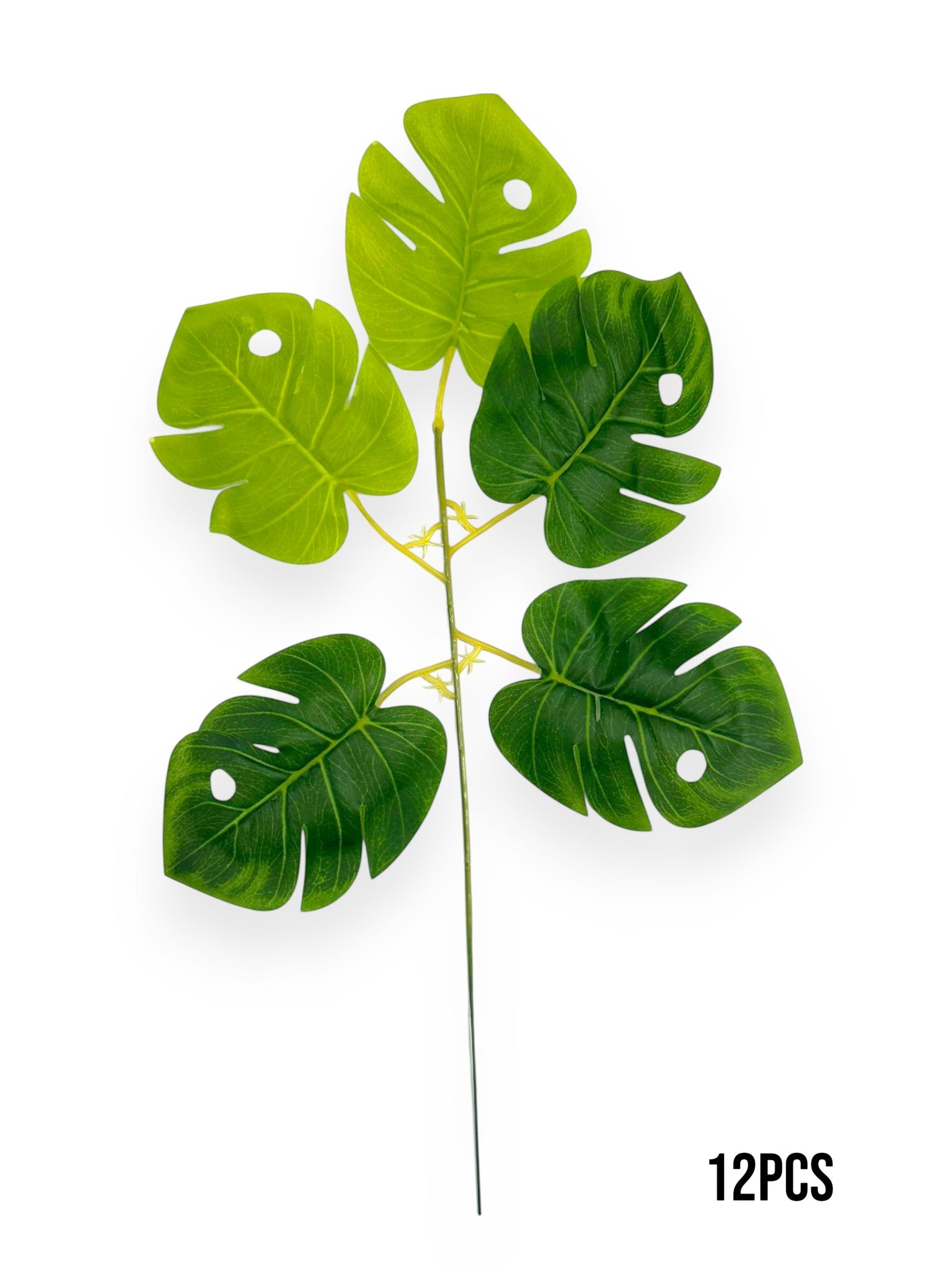 Monstera Leaf Spray 17" (12pcs)