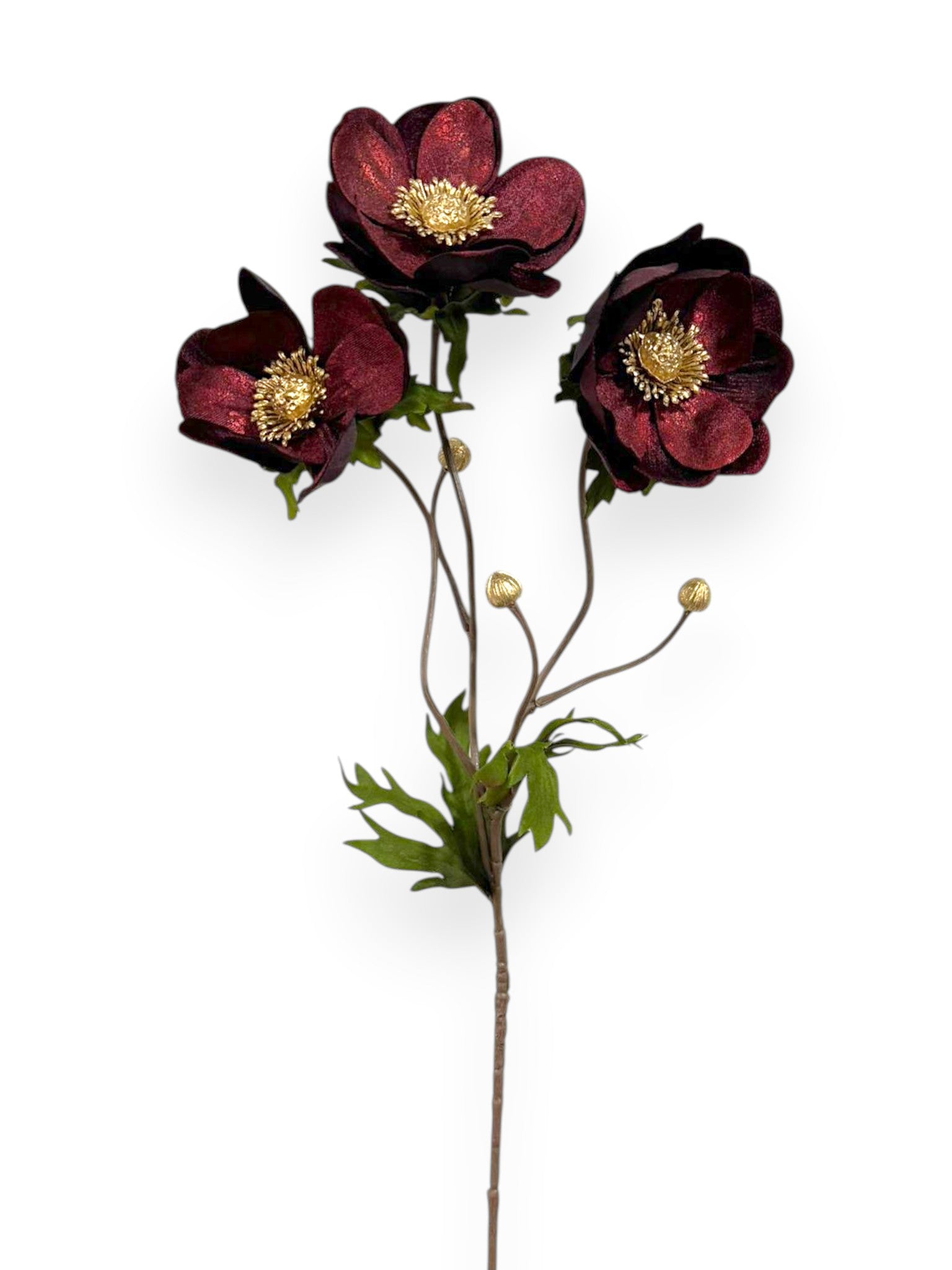 29" Luxury Velvet Anemone Spray