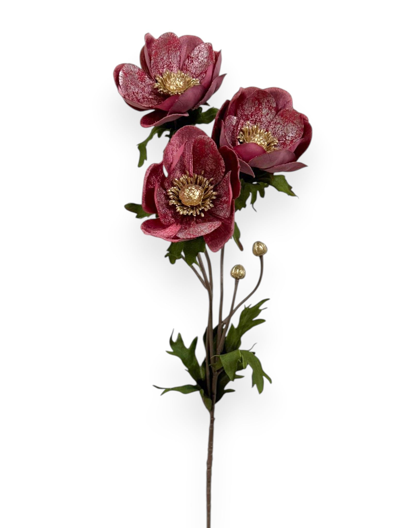 29" Luxury Velvet Anemone Spray