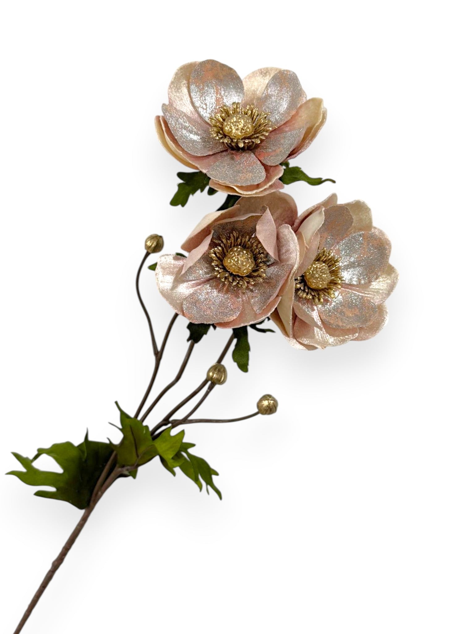 29" Luxury Velvet Anemone Spray