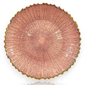 Glass Charger Plate – Scallop