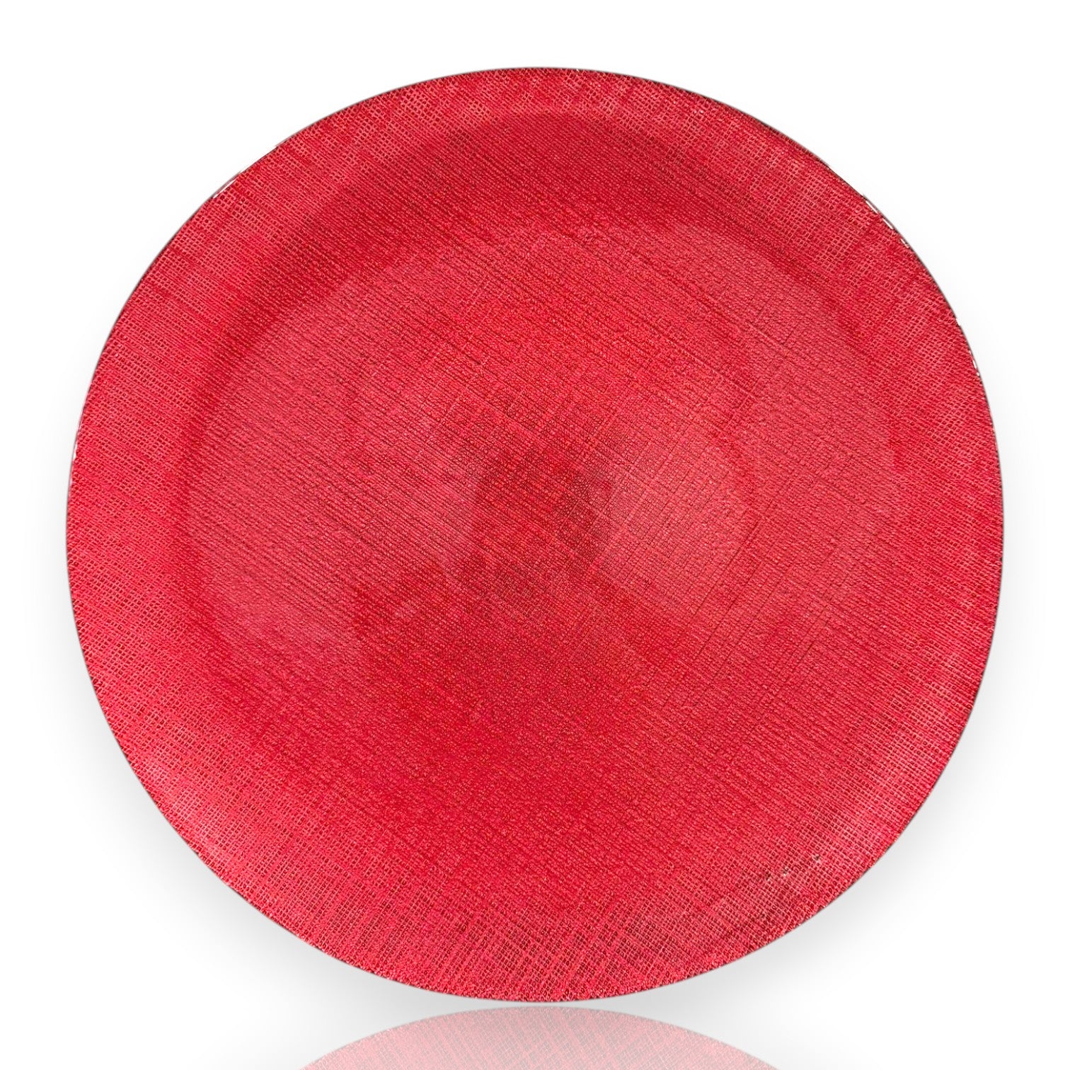 Glass Charger Plate –  Linen
