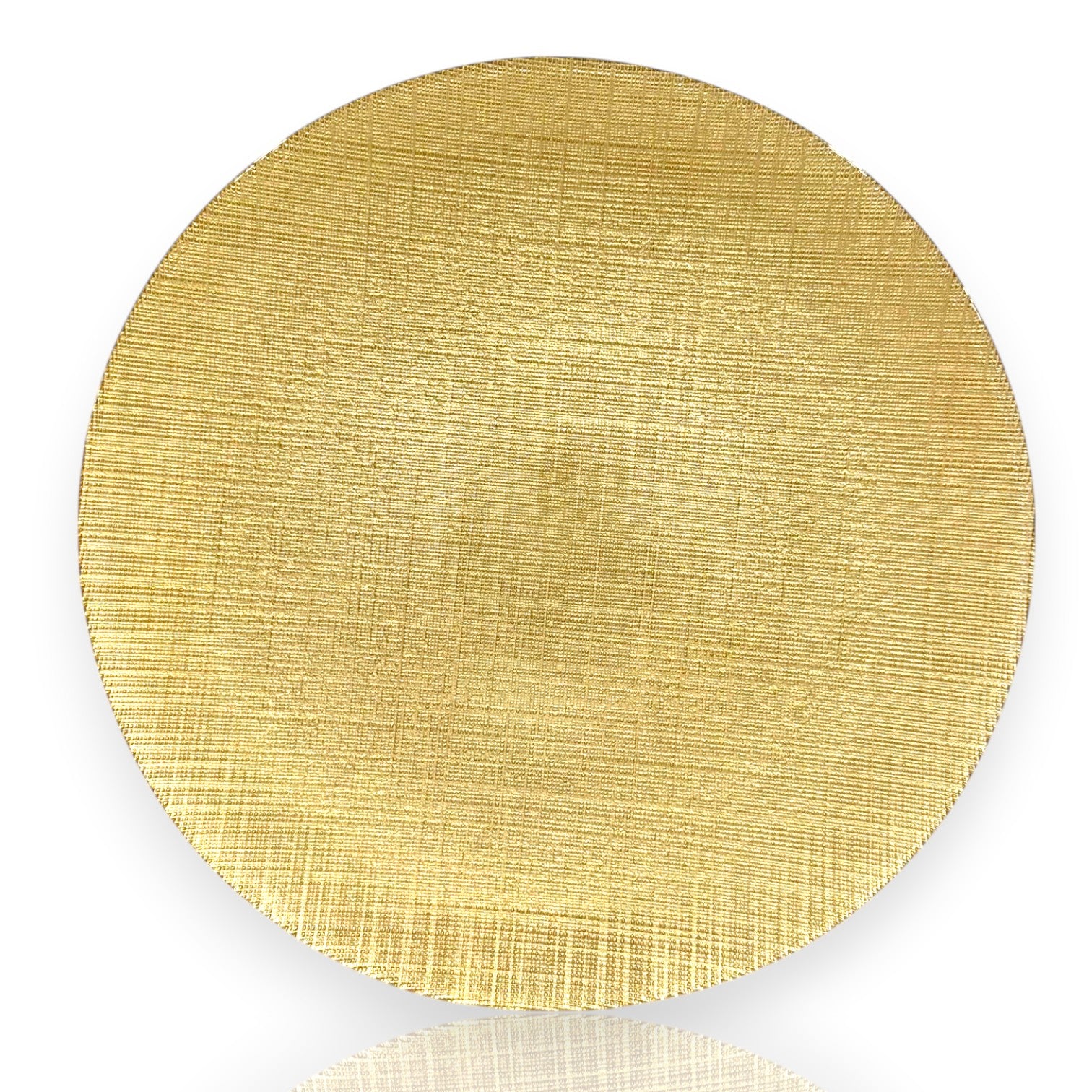 Glass Charger Plate –  Linen