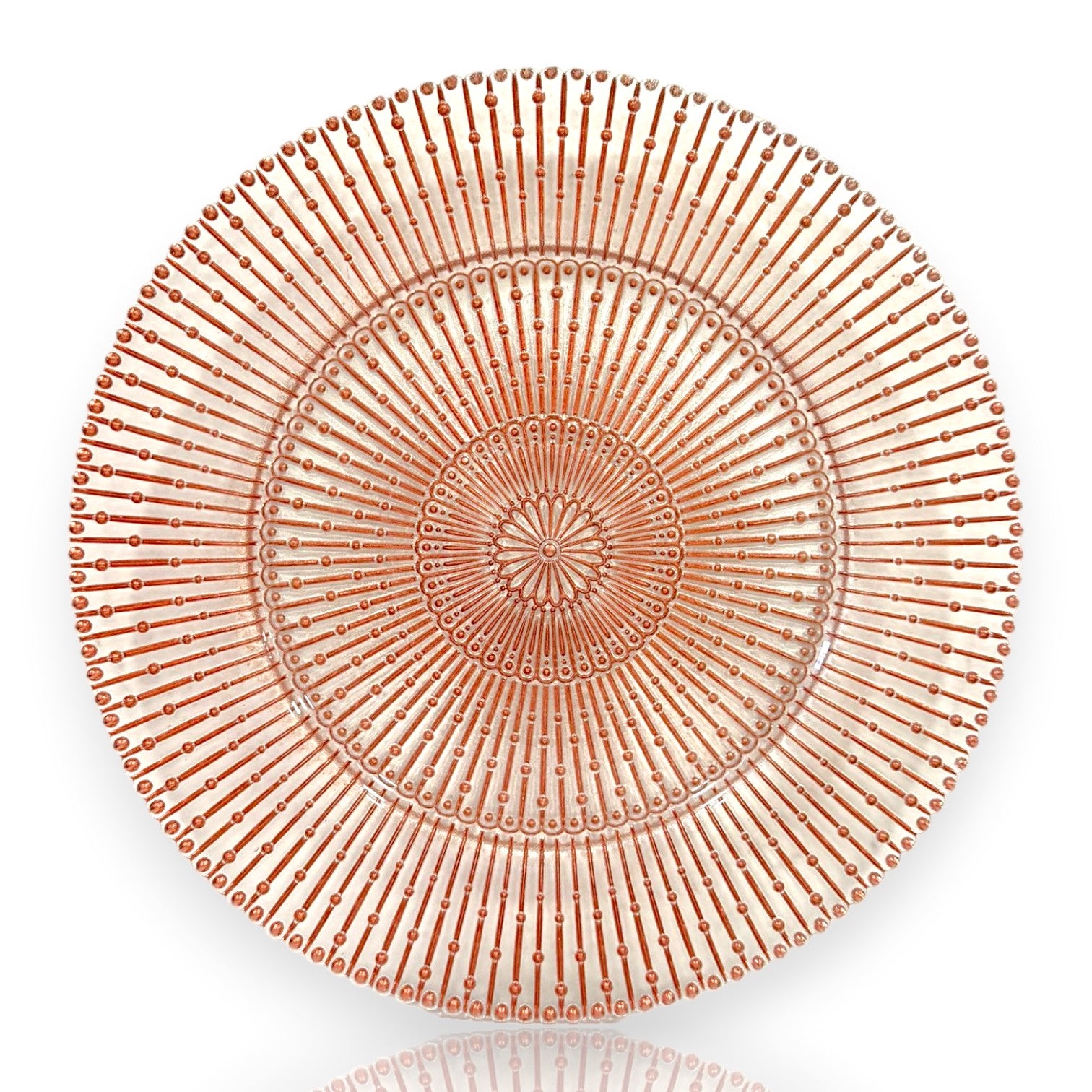 Glass Charger Plate –  Sunburst