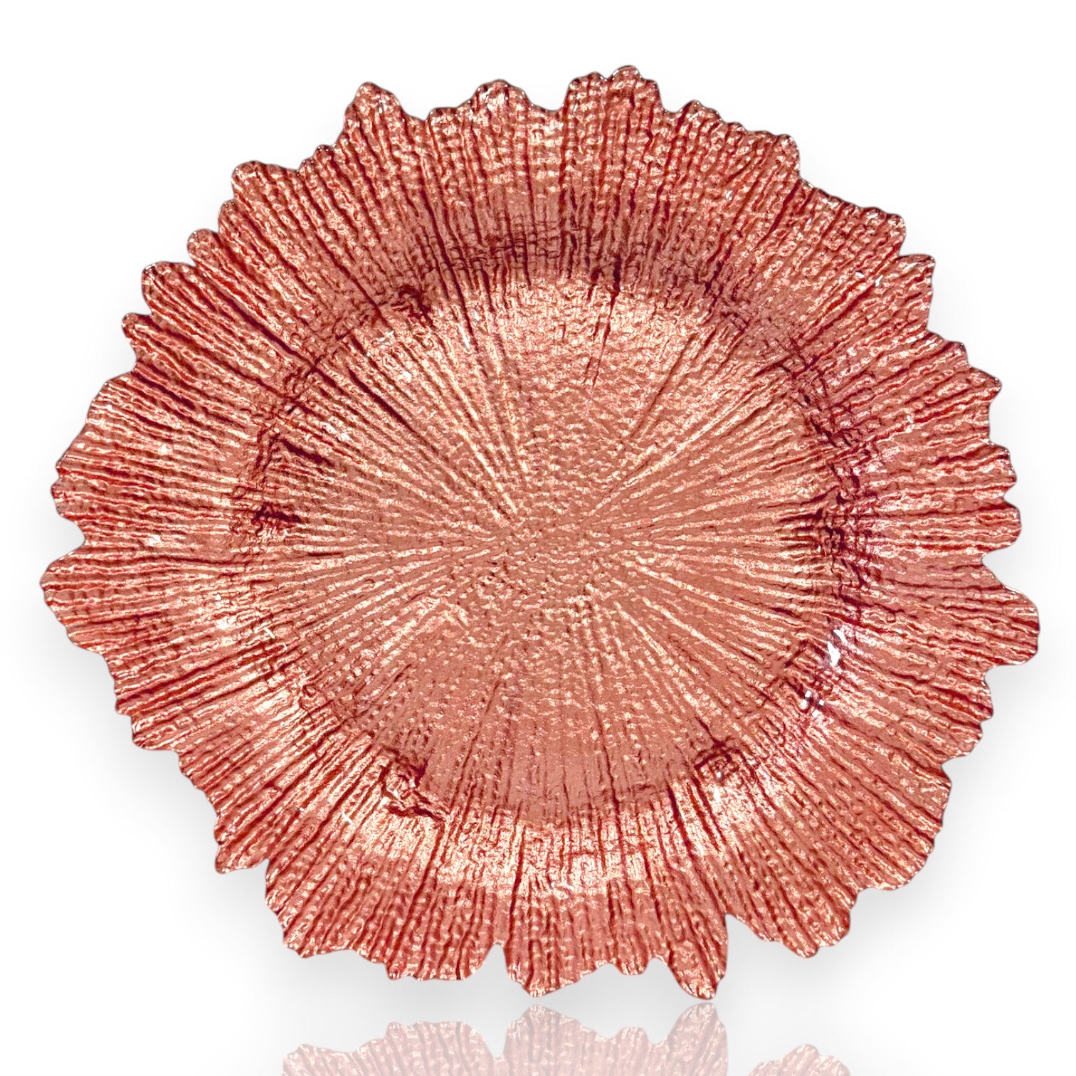 Glass Charger Plate – Starburst