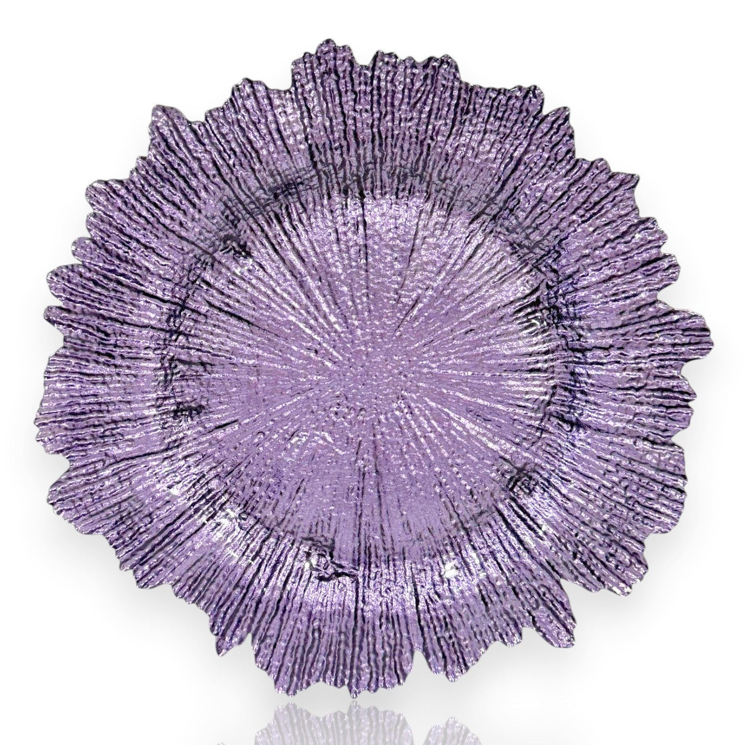 Glass Charger Plate – Starburst