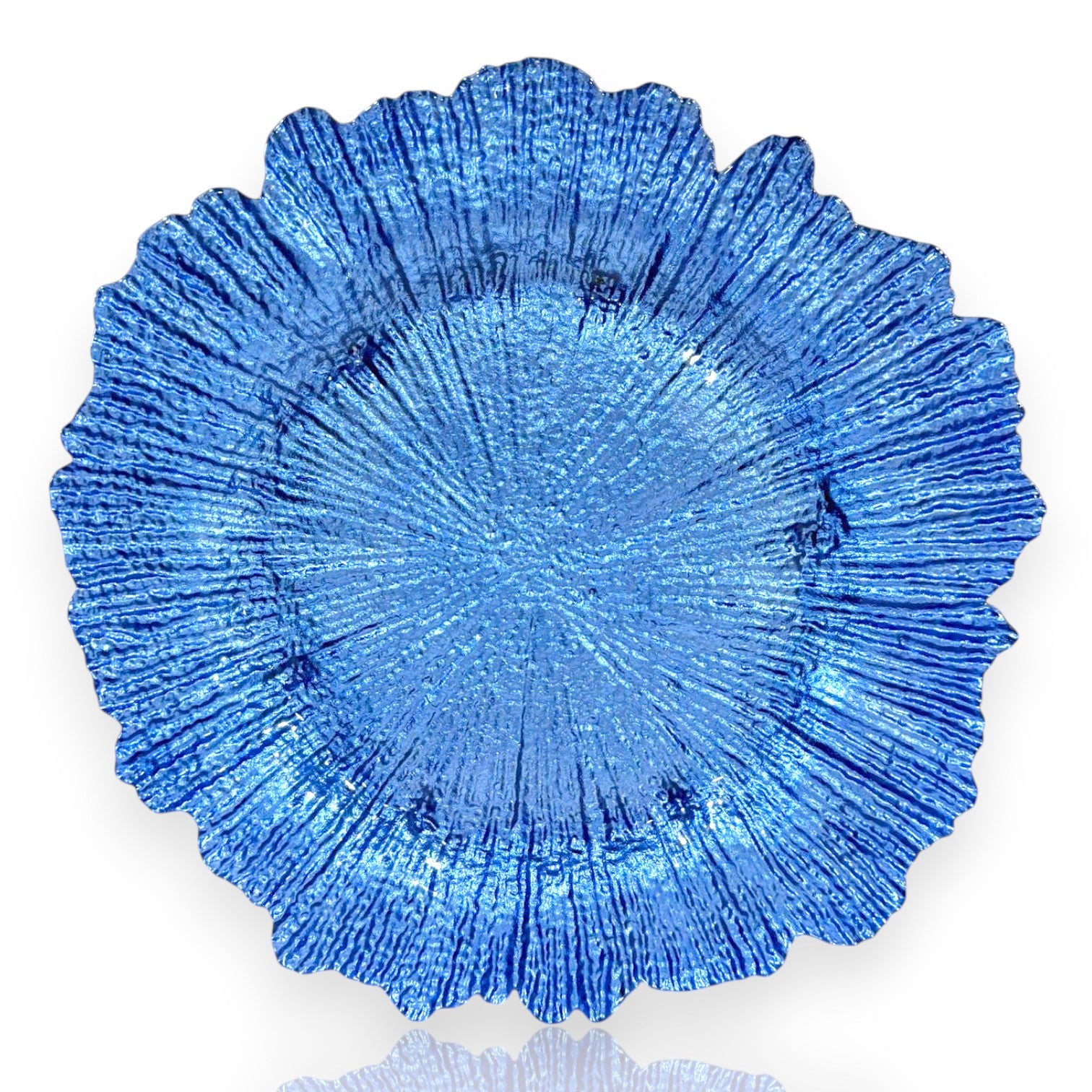 Glass Charger Plate – Starburst