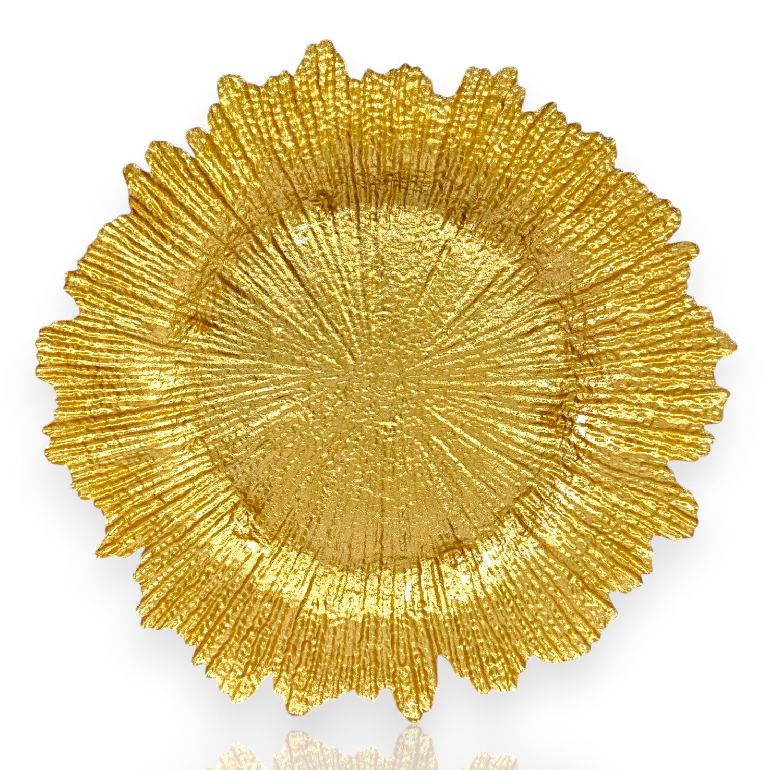 Glass Charger Plate – Starburst