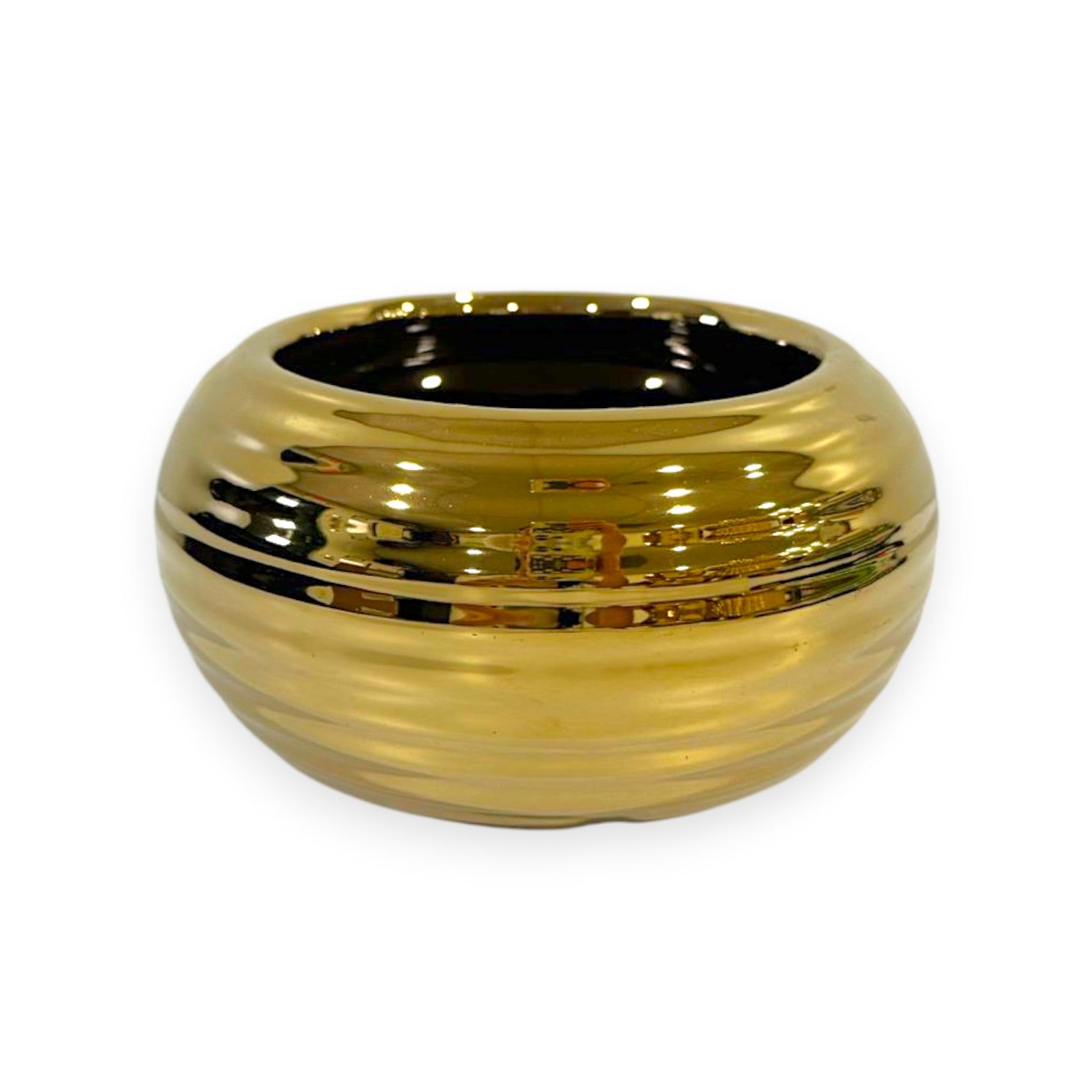 Ceramic Round Bowl Vase 5.5"