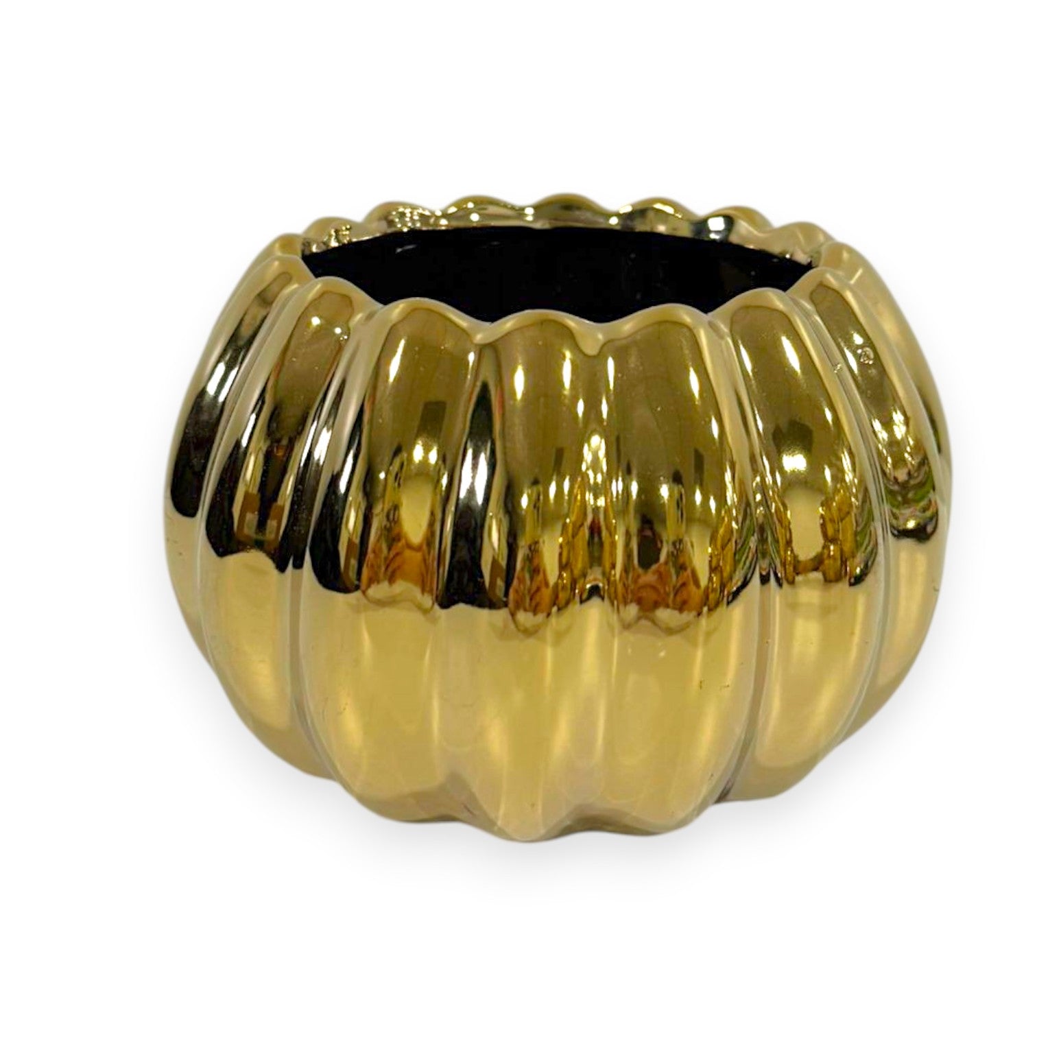 Ceramic Ribbed Vase