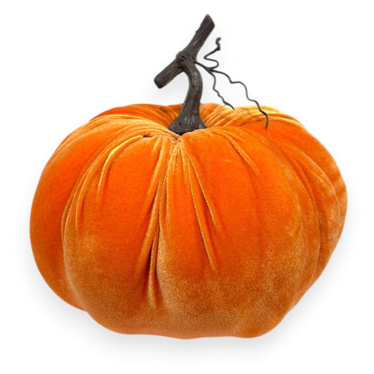 VELVET PUMPKIN 10"